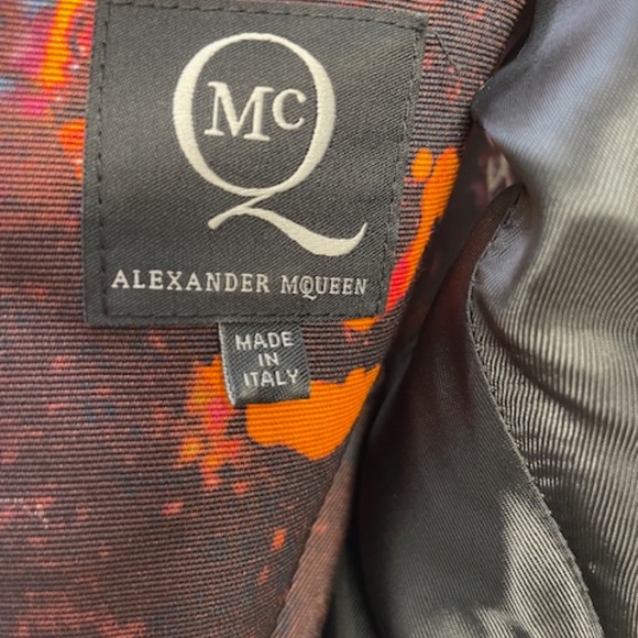 EUC Alexander McQueen McQ Colorful Exotic Dress - Picture 4 of 9